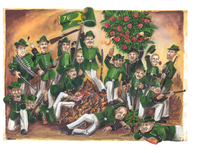 Die Kaiserj&auml;ger im Gefecht